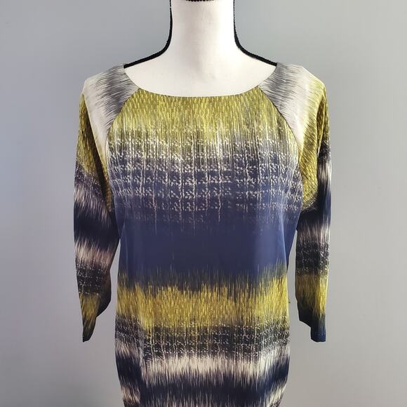 Kenneth Cole Women's Lightweight Color Block Striped Sheath Dress Size S - Picture 3 of 10